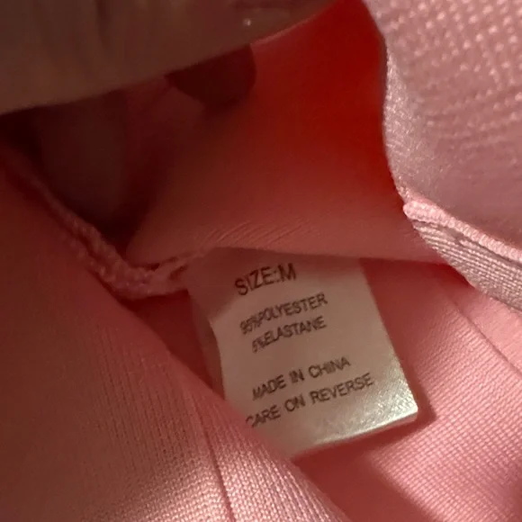 Elegant Pink Bodycon Dress - Picture 4 of 5
